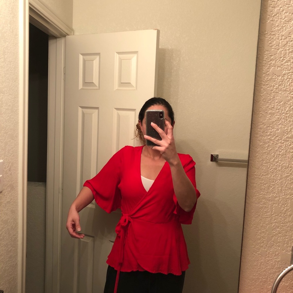 Red blouse - Picture 3 of 3